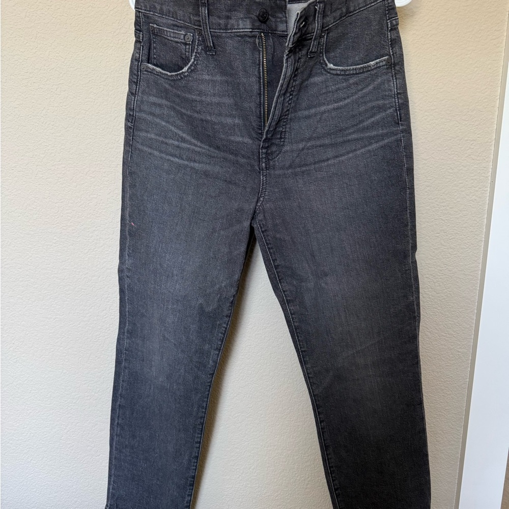 Madewell Men's Dark Gray Straight Jeans